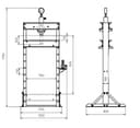 PRASA WARSZTATOWA 50 TON HOLZMANN WP50ECO SKU 1077158 DO PROSTOWANIA I GIĘC 2