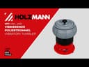POLERKA WIBRACYJNA BĘBNOWA HOLZMANN VPT 2.3KG GRATOWARKA ODRDZEWIANIE 4