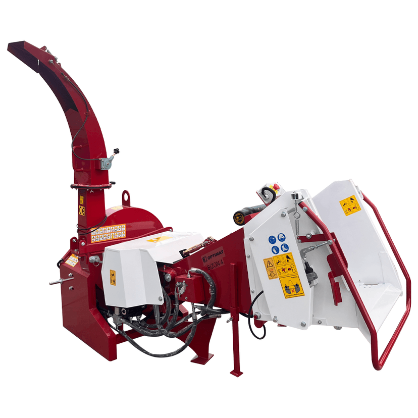 OPTIMAT BIZON 4 ROZDRABNIACZ DO GAŁĘZI 120 MM NA WOM Z HYDRAULIKĄ