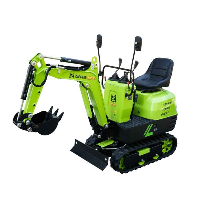 MINIKOPARKA ZIPPER ZI-MBGS600 6,3 KW Z ŁYŻKĄ I WIDŁAMI PALETOWYMI