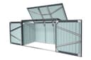 METALOWA ZABUDOWA OBDOWA NA KOSZE NA ŚMIECI ZIPPER ZI-MTB3 3X240L 2