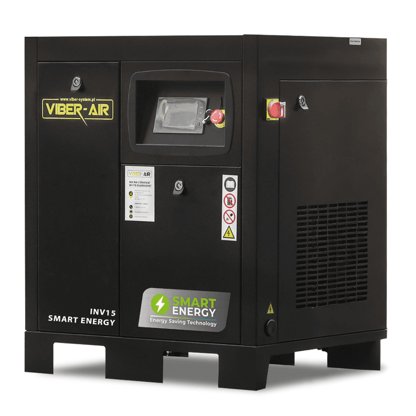 SPRĘŻARKA ŚRUBOWA Z FALOWNIKIEM VIBER-AIR INV15 SMART ENERGY 15KW 2000L/MIN