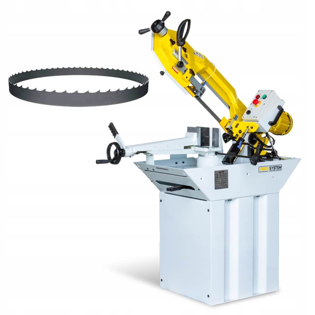PIŁA PRZECINARKA TAŚMOWA DO METALU VIBER-SYSTEM S275 225MM 230V Z TAŚMĄ BIM
