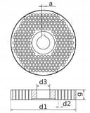 MATRYCA DO PELECIARKI OPTIMAT Ø6MM DO MODELU PP360PRO PLUS STAL STOPOWA 2