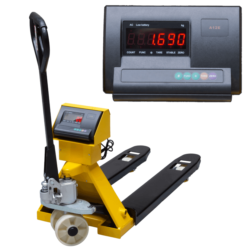 WÓZEK PALETOWY Z WAGĄ CYFROWĄ VIBER-SYSTEM P2500W_V2 2500 KG