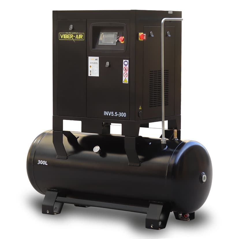 VIBER-AIR INV5.5-300 KOMPRESOR ŚRUBOWY Z FALOWNIKIEM 5,5 KW 270L 400V