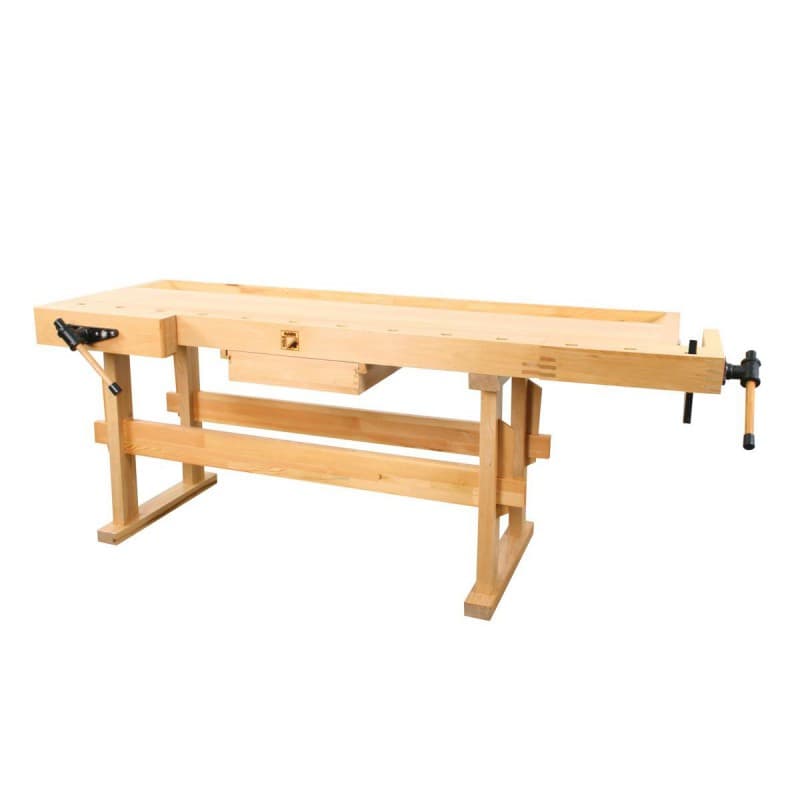 STRUGNICA STÓŁ STOLARSKI HOLZMANN WB210 Z SZUFLADĄ I ZACISKIEM 2100MM