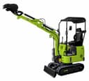 MINIKOPARKA ZIPPER ZI-MBG1000D 7,0 KW DIESEL GĄSIENICOWA 940 KG 10