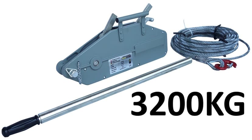VIBER-SYSTEM WL3200 WCIGARKA LINOWA 3200 KG 20 M DO WARSZTATU I NA BUDOWE