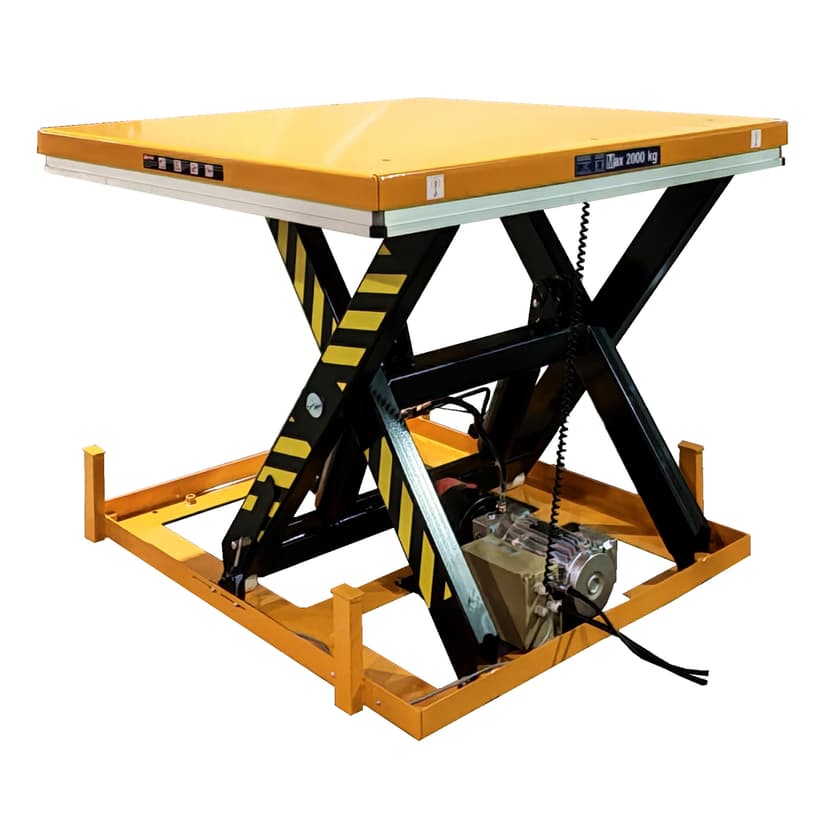 VIBER-SYSTEM PTP2000 HYDRAULICZNY NOŻYCOWY STÓŁ PODNOŚNY 2000 KG 1250X1250