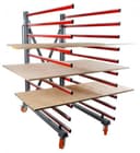 HOLZMANN TAW140 ROZCIĄGANY WÓZEK LAKIERNICZY STOJAK REGAŁ MOBILNY 500 KG 3