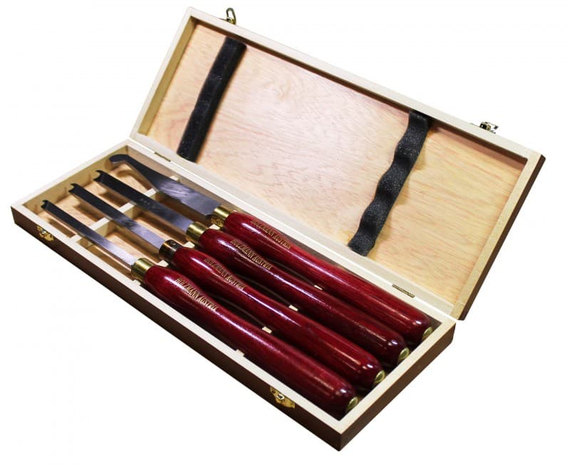 DLUTA TOKARSKIE HOLZMANN ADSRS 4TLG ZESTAW 4 SZTUK DO TOKAREK DO DREWNA