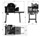 PILA PRZECINARKA STOLOWA DO KAMIENIA ZIPPER ZI-ZSM600 4000W 600MM 3