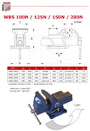 IMADŁO ŚLUSARSKIE OBROTOWE Z KOWADŁEM HOLZMANN WBS100N 100MM 2