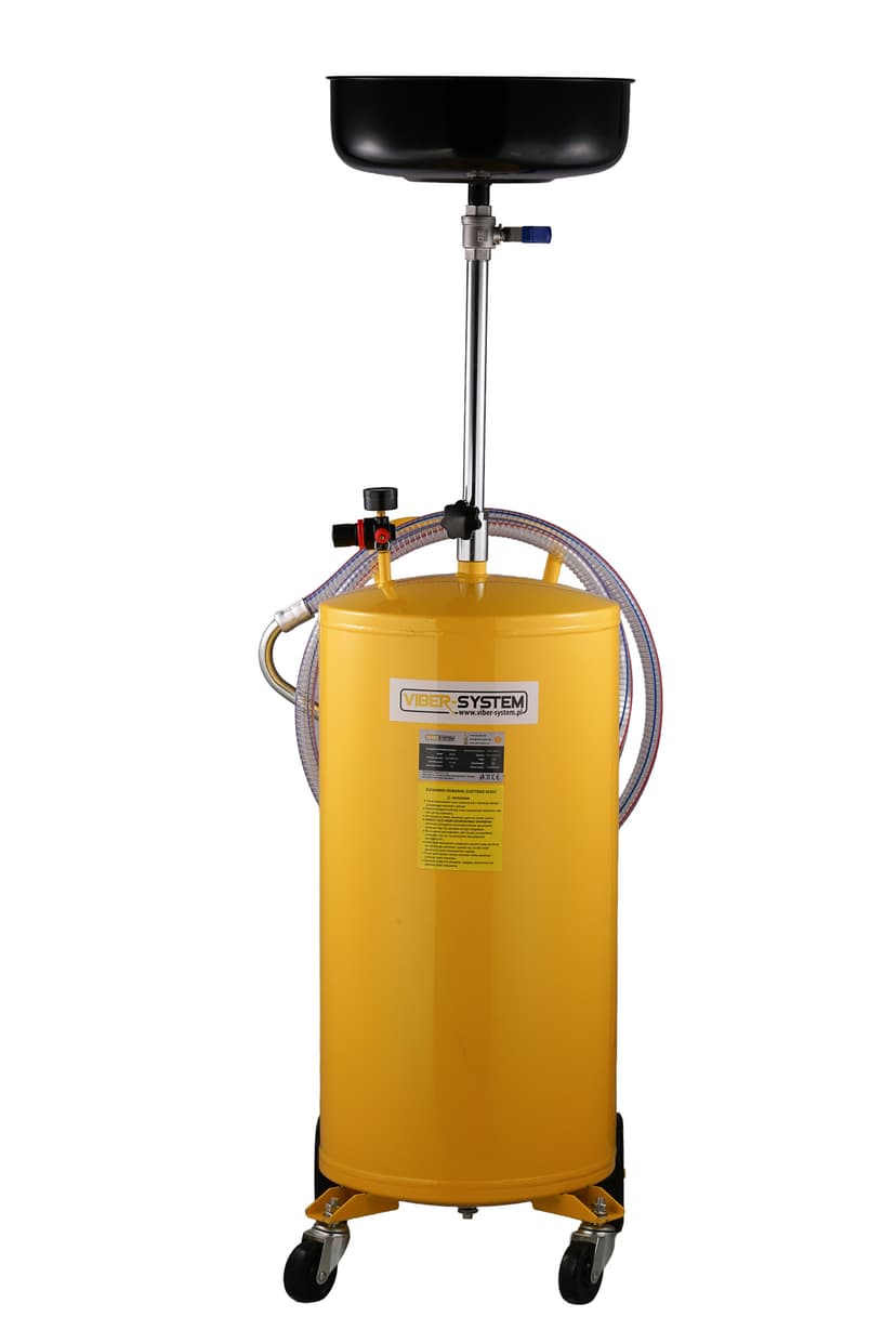 ZLEWARKA DO OLEJU ZO-80 80 L PNEUMATYCZNA REGULOWANA 118-168CM VIBER-SYSTEM