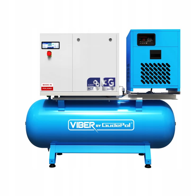 KOMPRESOR ŚRUBOWY VIBER-SYSTEM BY GUDEPOL 500L 750L/M 10 BAR 10B500L