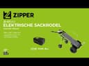 ELEKTRYCZNY WÓZEK TRANSPORTOWY ZIPPER ZI-ET260 260 KG AKUMULATOR 2