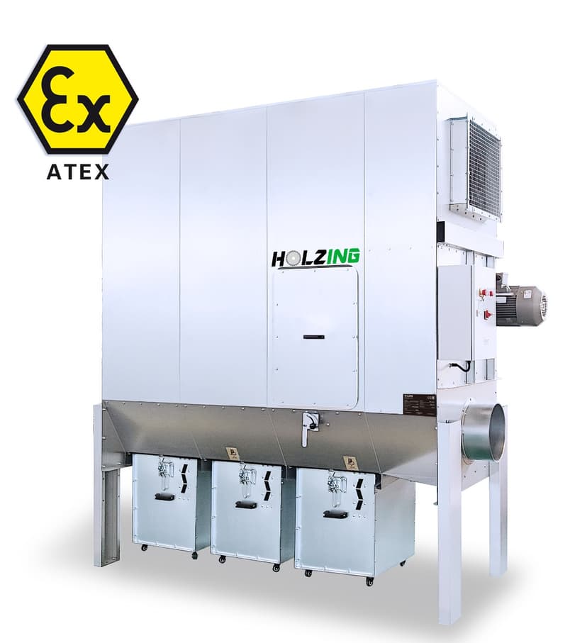 ODCIĄG TROCIN PODCIŚNIENIOWY HOLZING RLA ATEX 7000 M3H ODPYLANIE 7.5KW