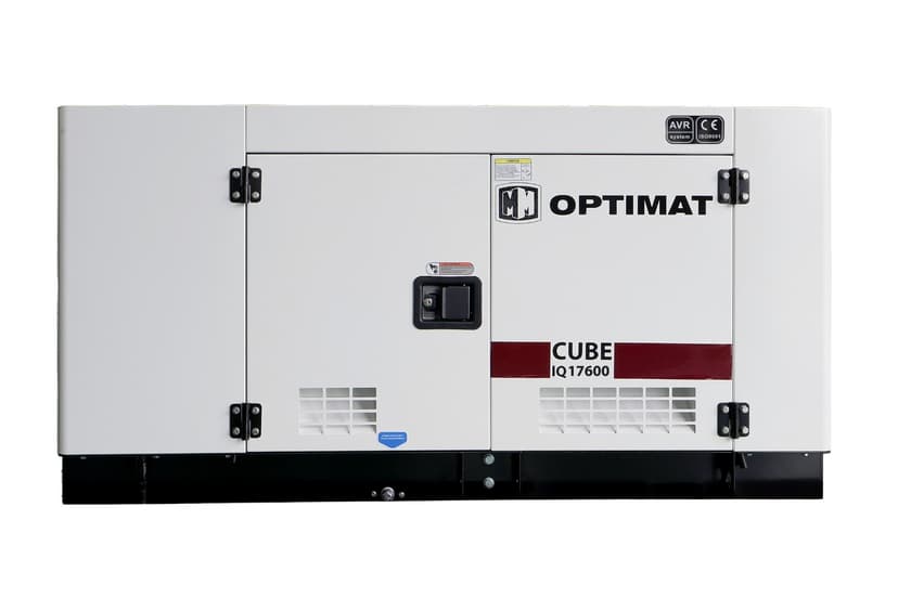 GENERATOR OPTIMAT IQ17600 CUBE 16 KW DIESEL TRÓJFAZOWY 400V AGREGAT PRĄDOTW