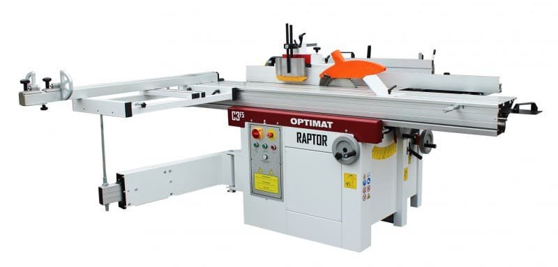 MASZYNA WIELOCZYNNOŚCIOWA OPTIMAT RAPTOR C3-F4-S 4 FUNKCJE WAŁ SPIRALNY