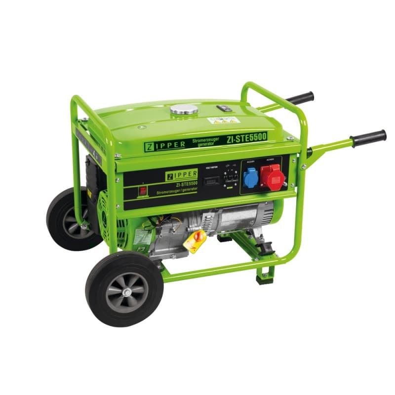 GENERATOR AGREGAT PRĄDOTWÓRCZY AVR BENZYNOWY ZIPPER ZI-STE5500 5500W