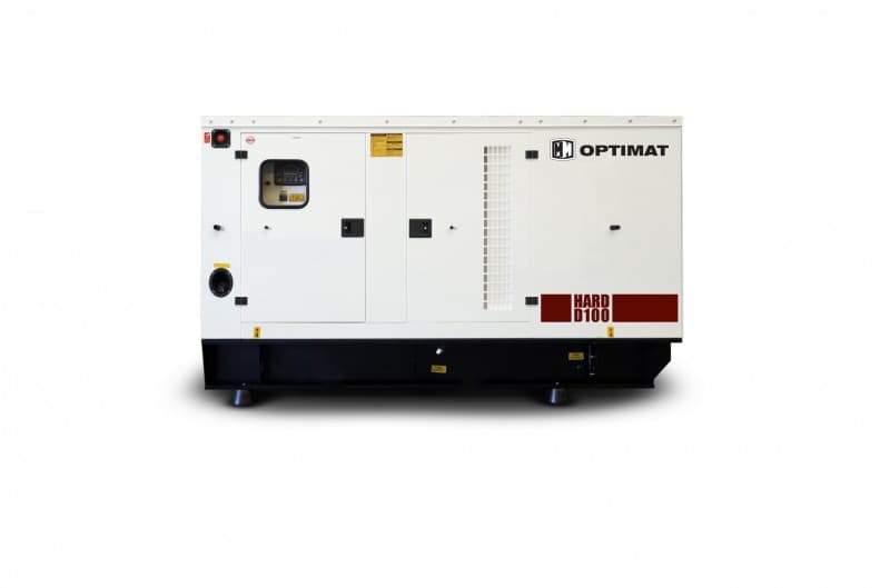 GENERATOR PRĄDU OPTIMAT HARD D100 120 KVA 3-FAZOWY DIESEL DO WARSZTATU