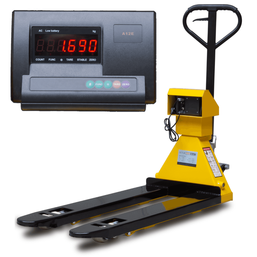 WÓZEK PALETOWY Z WAGĄ VIBER-SYSTEM P3000W 3000 KG DO MAGAZYNU