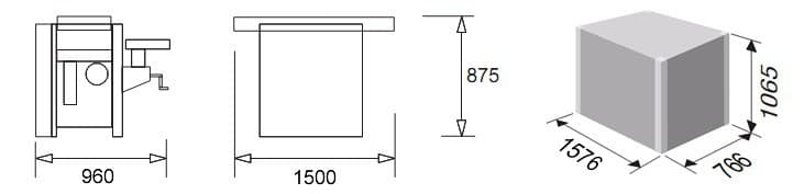 STRUGARKO-GRUBOŚCIÓWKA Z WAŁEM SPIRALNYM OPTIMAT RAPTOR C3-F3 2,2 KW