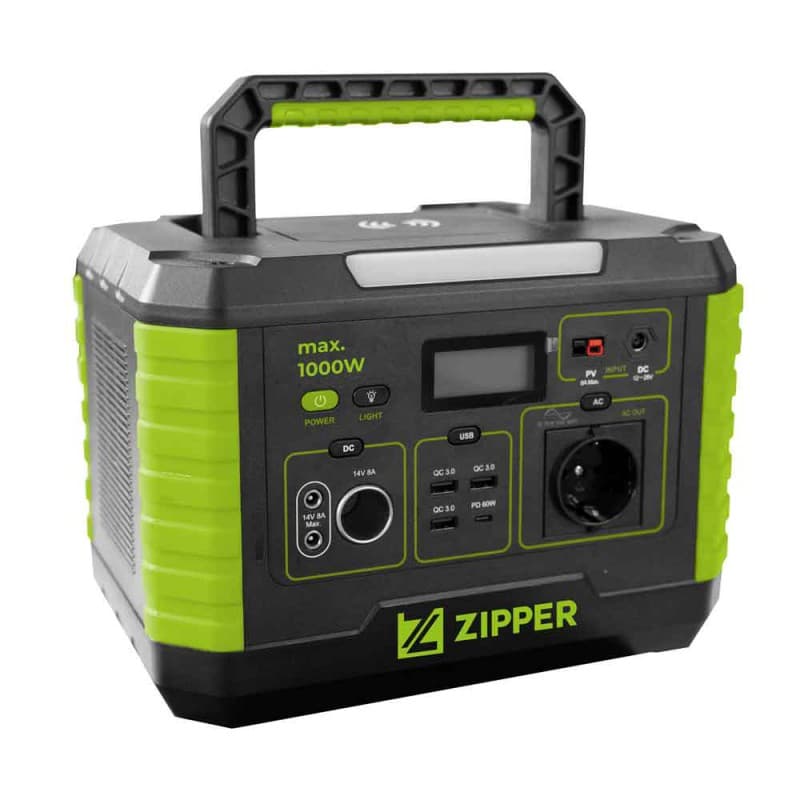 ZIPPER ZI-PS1000 PRZENOŚNA STACJA ZASILANIA POWERBANK 999WH 1000W