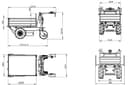ELEKTRYCZNE WOZIDŁO WYWROTKA ZIPPER ZI-ED600 600 KG NAPĘD ELEKTRYCZNY 4