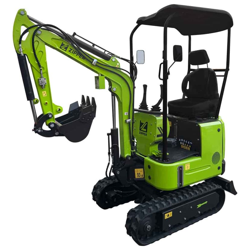 MINIKOPARKA ZIPPER ZI-MBG1000D 7,0 KW DIESEL GĄSIENICOWA 940 KG