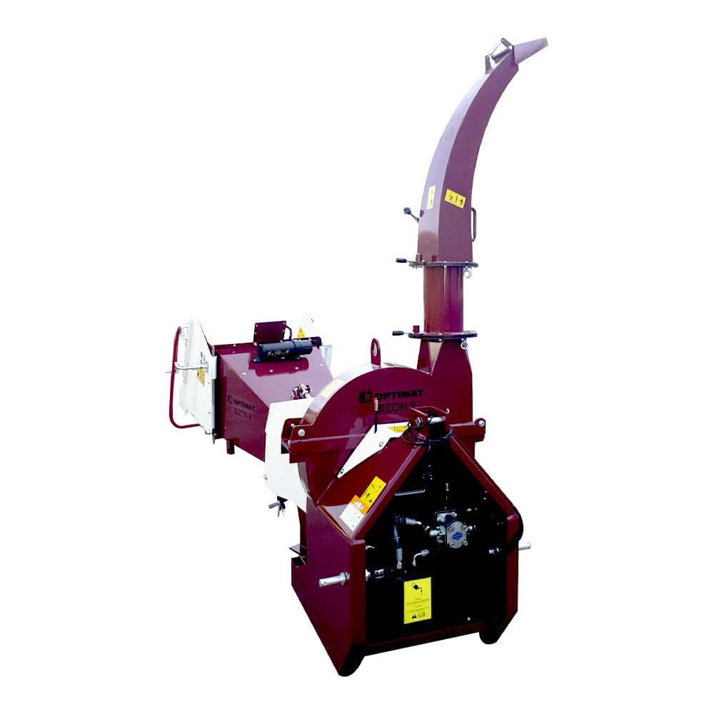 OPTIMAT BIZON 6 ROZDRABNIACZ DO GAŁĘZI 170MM WOM HYDRAULICZNY RĘBAK