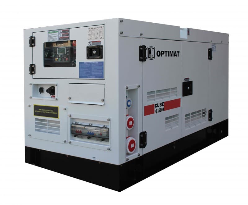 GENERATOR PRĄDOTWÓRCZY OPTIMAT IQ16000 CUBE 14KW DIESEL TRÓJFAZOWY 400V