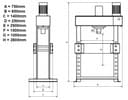 ELEKTRYCZNA PRASA HYDRAULICZNA 500T VIBER-SYSTEM WP500HPRK DO WARSZTATU 3