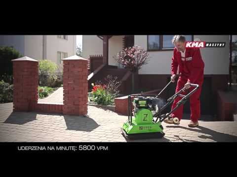 ZAGĘSZCZARKA Z POSUWEM ZIPPER ZI-RPE60 60 KG DO KOSTKI BRUKOWEJ I DRÓG