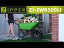 TACZKA ELEKTRYCZNA ZIPPER ZI-EWB500LI 150 KG 75 L NAPED ELEKTRYCZNY 7
