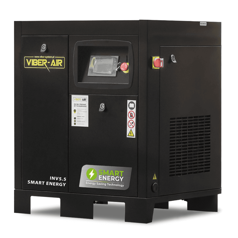 SPRĘŻARKA ŚRUBOWA Z FALOWNIKIEM VIBER-AIR INV5.5 SMART ENERGY 5,5KW 750L/MI