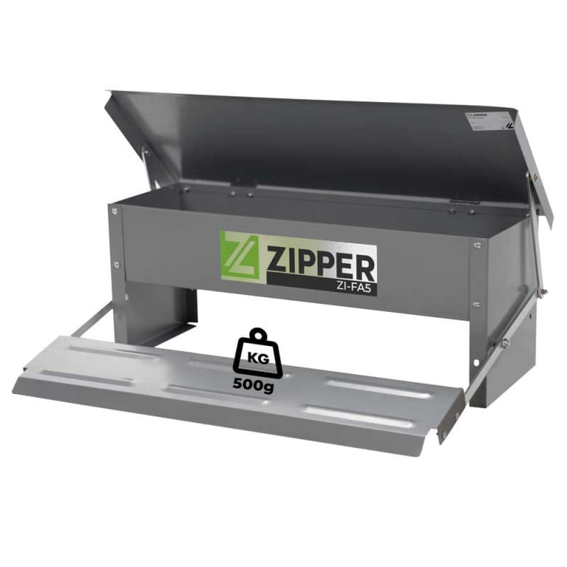 AUTOMATYCZNY PODAJNIK KARMNIK ZIPPER ZI-FA5 5KG DLA KUR DROBIU