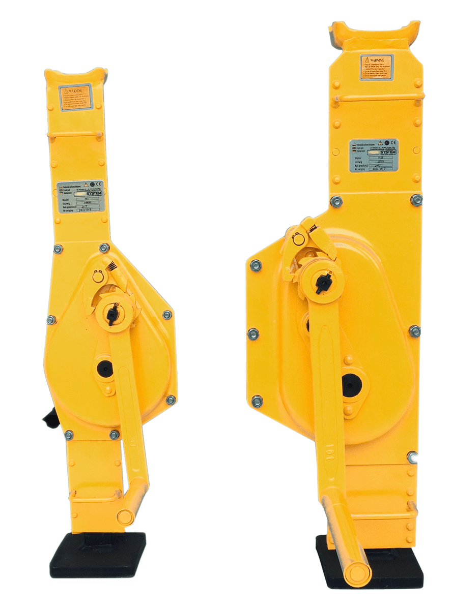 VIBER-SYSTEM PK3 KORBOWY PODNOŚNIK KOLEJOWY ZĘBATKOWY 3000 KG 3 TONY