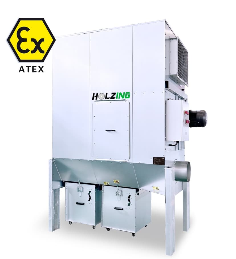 ODCIĄG TROCIN ODPYLACZ PODCIŚNIENIOWY HOLZING RLA ATEX 5500 M3H 5.5 KW