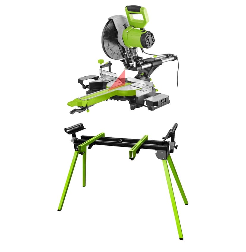 PILA UKOSNICA ZIPPER ZI-KGS255DS Z STOLEM ZI-KSS1945 2000W