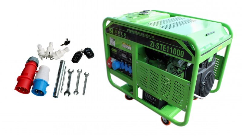 GENERATOR AGRAT PRADOTWORCZY BUDOWLANY AVR BENZYNOWY ZIPPER ZI-STE11000 100