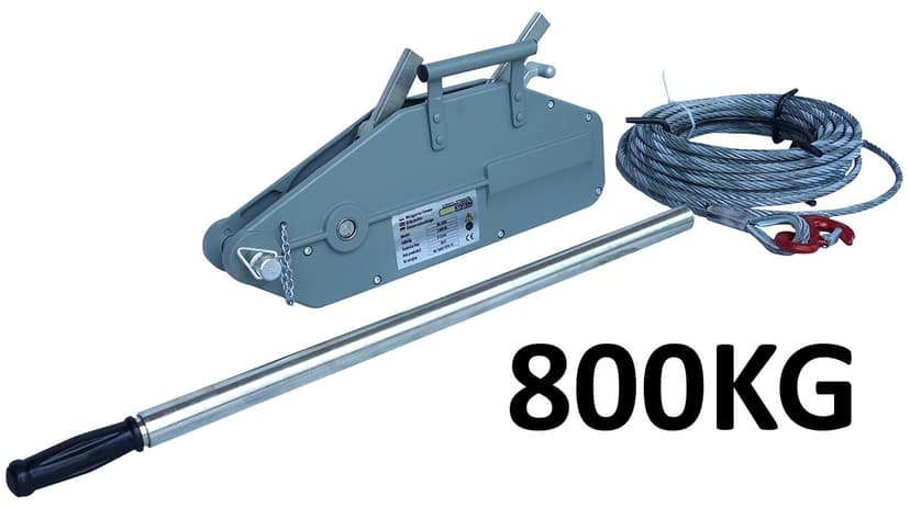 WCIĄGARKA LINOWA RĘCZNA 800 KG VIBER SYSTEM WL800 20 M