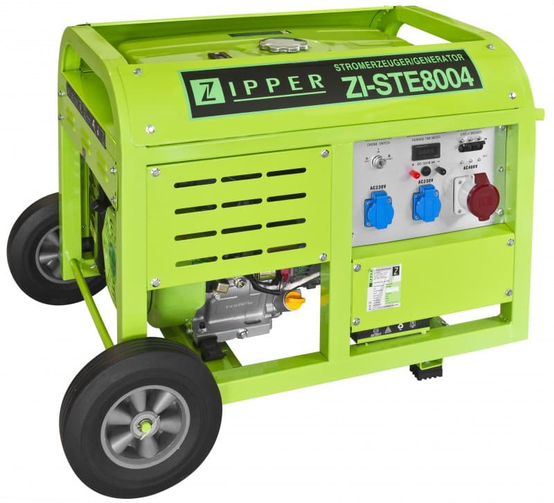 GENERATOR AGREGAT PRĄDOTWÓRCZY AVR BENZYNOWY ZIPPER ZI-STE8004 8KW