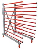 HOLZMANN TAW140 ROZCIĄGANY WÓZEK LAKIERNICZY STOJAK REGAŁ MOBILNY 500 KG 4