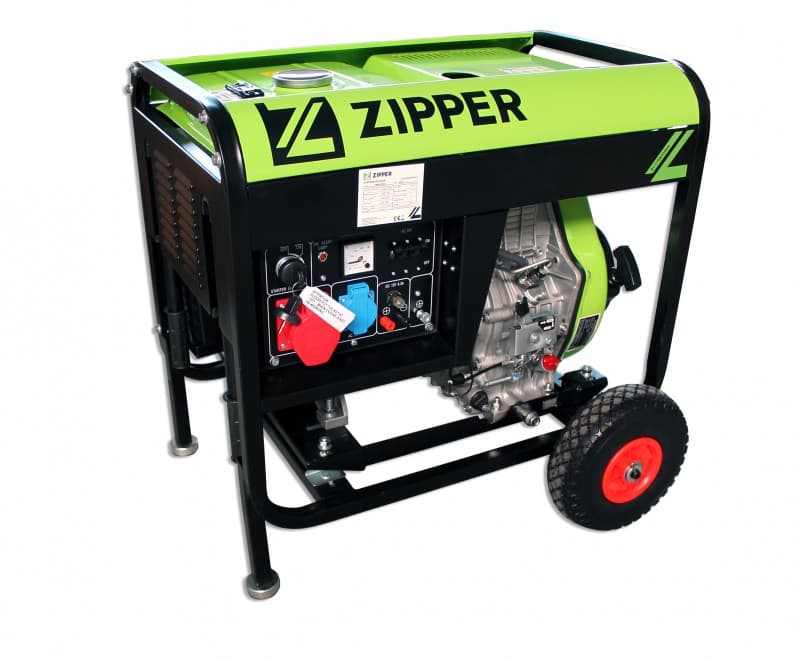 GENERATOR AGREGAT PRĄDU BUDOWLANY AVR DIESEL ZIPPER ZI-STE6700DH 6,25 KVA
