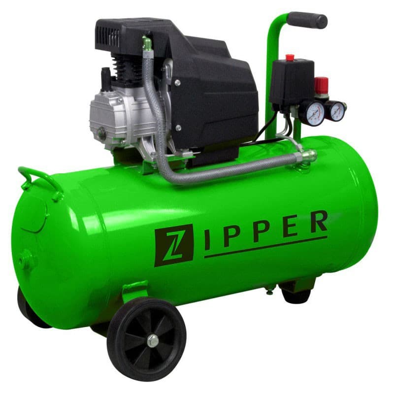 KOMPRESOR SPRĘŻARKA ZIPPER ZI-COM50E 50L 1100W 8BAR NARZĘDZIA WARSZTATOWE