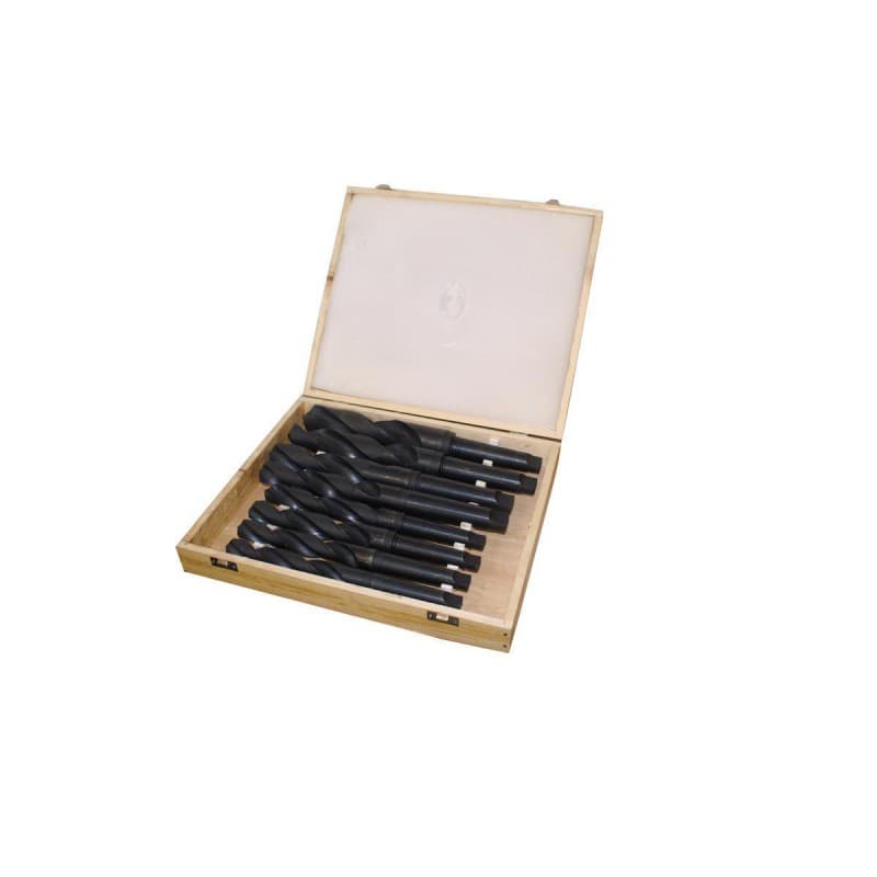 ZESTAW WIERTEŁ SPIRALNYCH DO METALU 24-44 MM MK3-MK4 HSS 8 SZT HOLZMANN SPS
