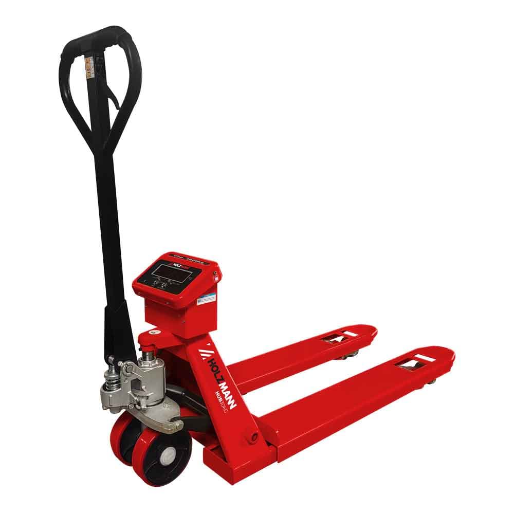 WÓZEK PALETOWY Z WAGĄ HOLZMANN HUB30KG 3000 KG PALEĆIAK 3 TONY