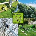 ZESTAW DO PIELĘGNACJI OGRODÓW ZIPPER ZI-GPS252 3 GŁOWICE NOŻYCE PIŁA KOSIAR 10